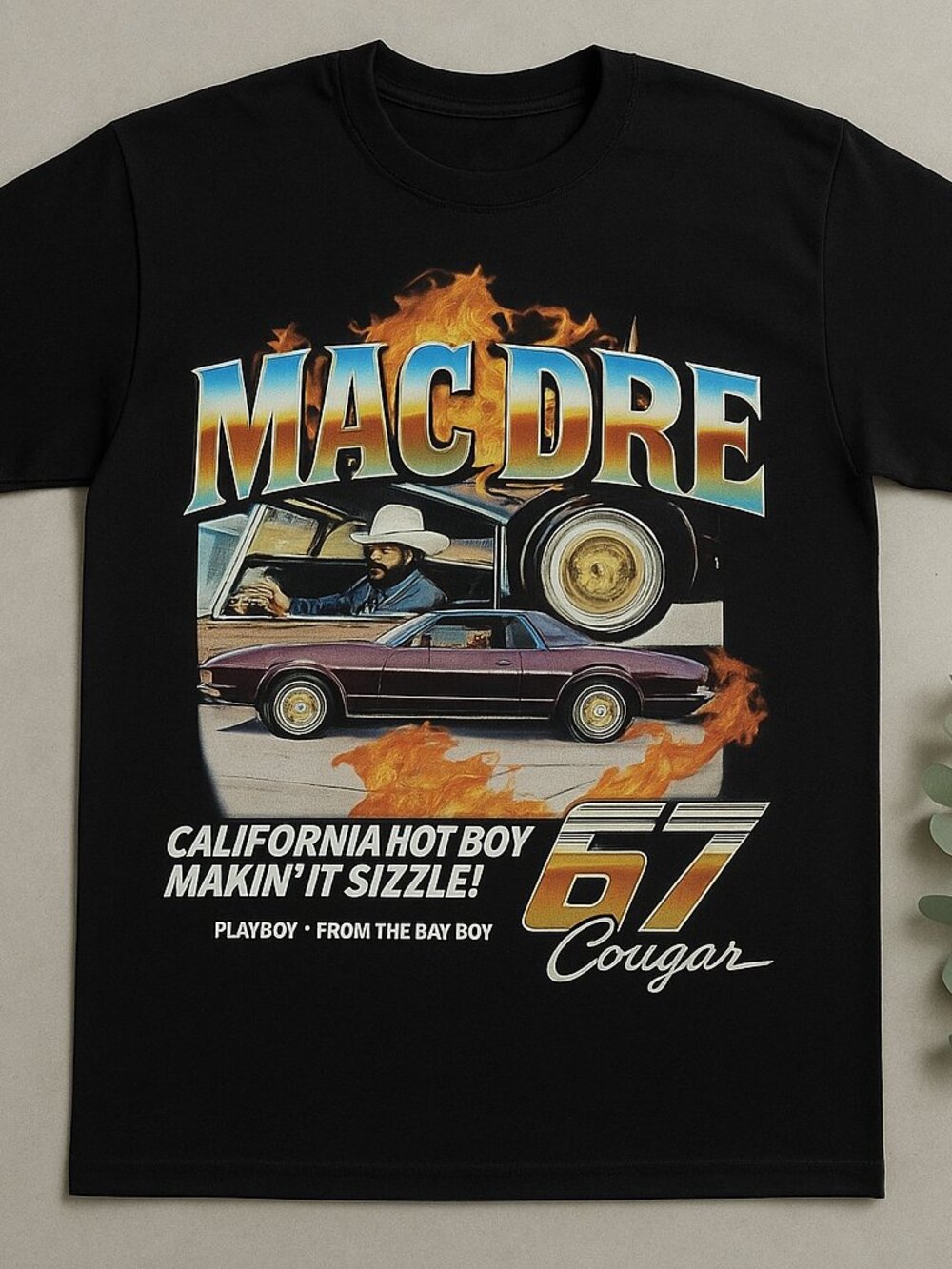 Mac Dre 67 Cougar T-Shirt – California Hotboy Vintage Car Graphic Tee